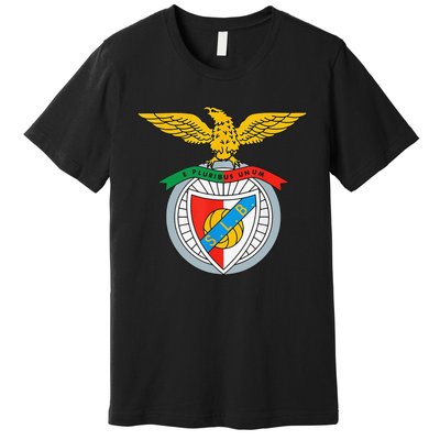 Funny Benfica Club Supporter Fan Portugal Portuguese Premium T-Shirt