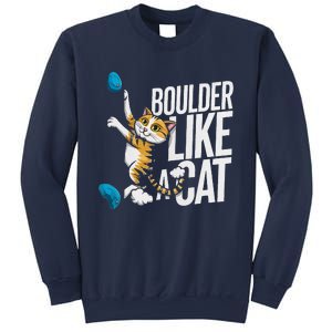 Funny Bouldering Cat – Rock Climbing & Cat Lover Design Sweatshirt