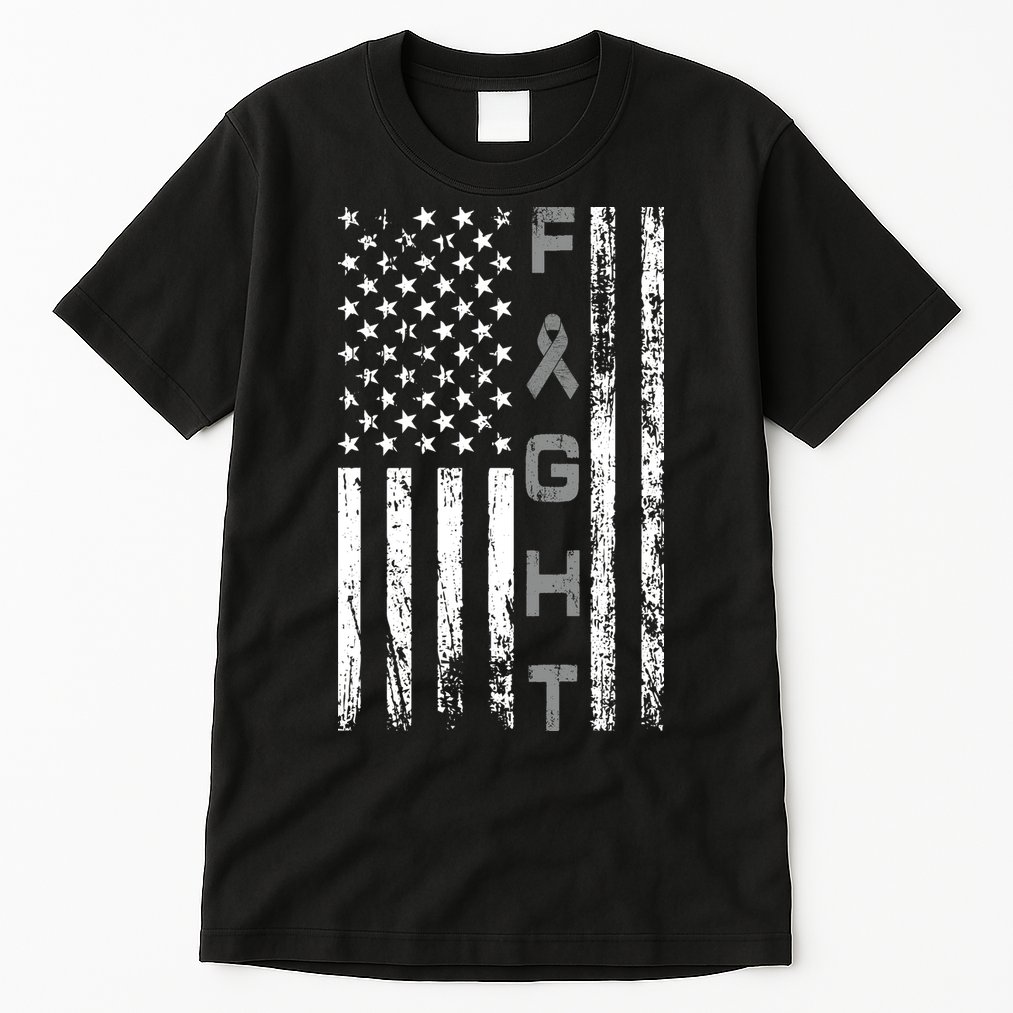 Fight Brain Cancer Awareness Tall T-Shirt