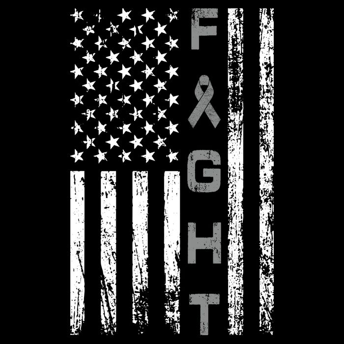 Fight Brain Cancer Awareness Tall T-Shirt