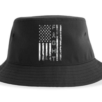 Fight Brain Cancer Awareness Sustainable Bucket Hat