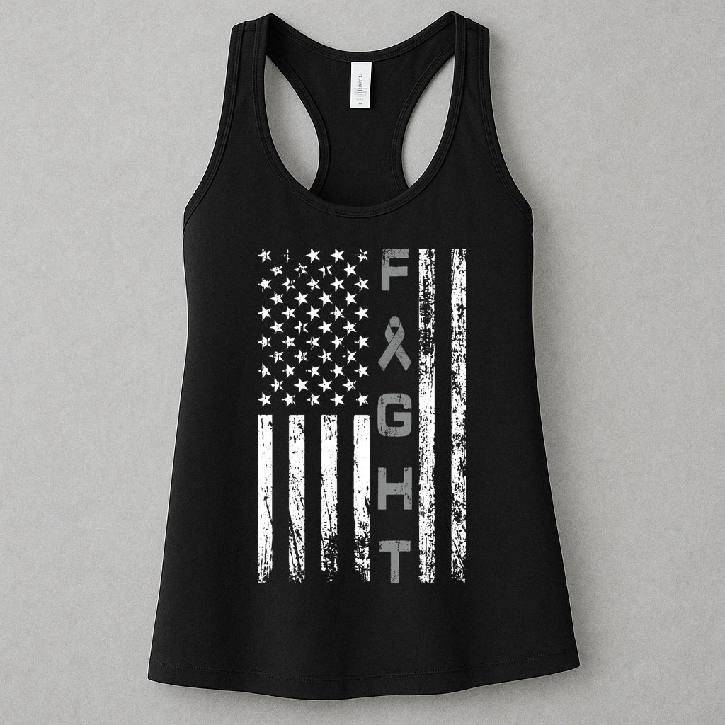 Fight Brain Cancer Awareness Womens Tank Top