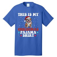 Funny Bulldog Christmas Dog Xmas This Is My Christmas Pajama Gift Tall T-Shirt