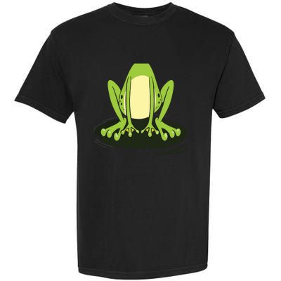 Frog Body Costume Easy Lazy Halloween Funny Garment-Dyed Heavyweight T-Shirt