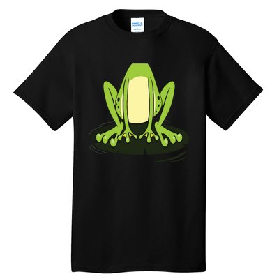 Frog Body Costume Easy Lazy Halloween Funny Tall T-Shirt