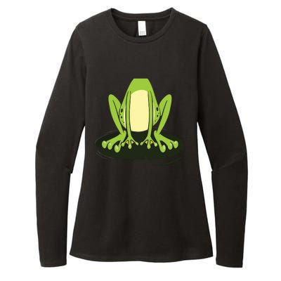 Frog Body Costume Easy Lazy Halloween Funny Womens CVC Long Sleeve Shirt