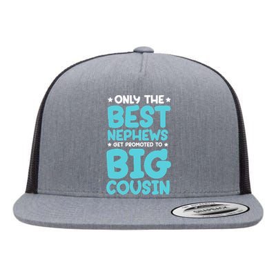 Future Big Cousin Baby Cousins Announcement Flat Bill Trucker Hat