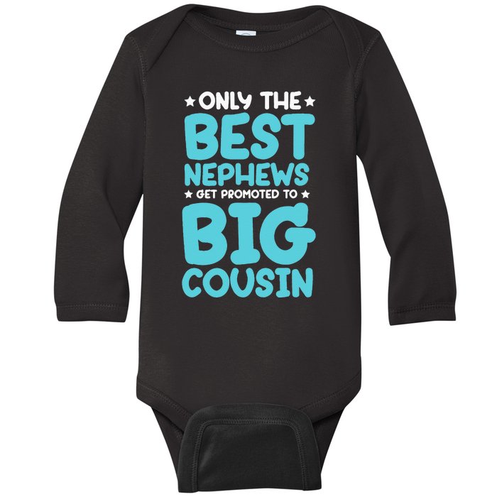 Future Big Cousin Baby Cousins Announcement Baby Long Sleeve Bodysuit