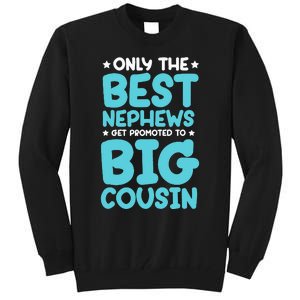 Future Big Cousin Baby Cousins Announcement Tall Sweatshirt