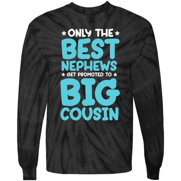 Future Big Cousin Baby Cousins Announcement Tie-Dye Long Sleeve Shirt