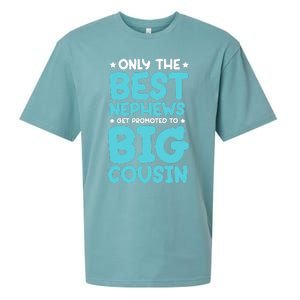 Future Big Cousin Baby Cousins Announcement Sueded Cloud Jersey T-Shirt