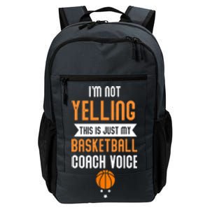 Funny Basketball Coach Voice Daily Commute Backpack