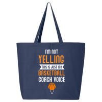 Funny Basketball Coach Voice 25L Jumbo Tote