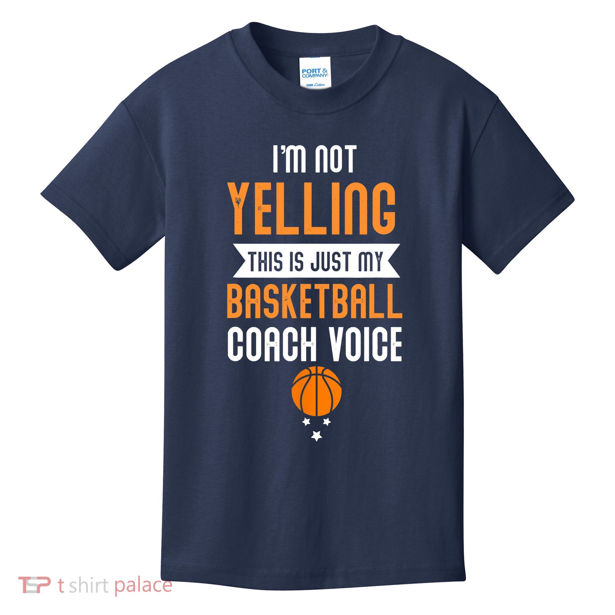 Funny Basketball Coach Voice Kids T-Shirt