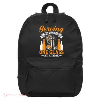Funny Bartender Cocktail LoverS Mixing Drinking Bartending 16 in Basic Backpack