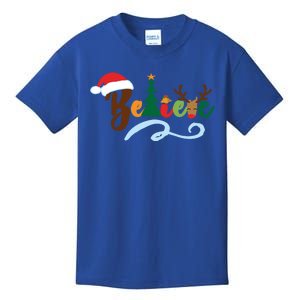 Funny Believe Christmas Gift Boys Girls Teen Xmas Tree Gift Kids T-Shirt