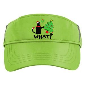 Funny Black Cat Pushing Christmas Tree Over Funny Cat What Adult Drive Performance Visor