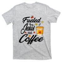 Fueled By Coffee Jesus Funny Caffeine Lover Thanksgiving Day T-Shirt