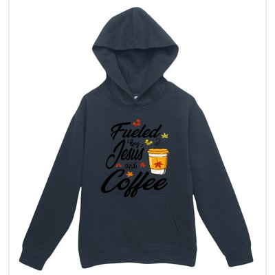 Fueled By Coffee Jesus Funny Caffeine Lover Thanksgiving Day Urban Pullover Hoodie