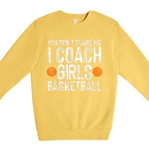 Funny Basketball Coaching Men Women Team Trainer Instructor Premium Crewneck Sweatshirt