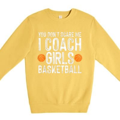 Funny Basketball Coaching Men Women Team Trainer Instructor Premium Crewneck Sweatshirt