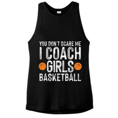 Funny Basketball Coaching Men Women Team Trainer Instructor Ladies PosiCharge Tri-Blend Wicking Tank