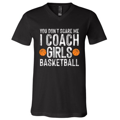 Funny Basketball Coaching Men Women Team Trainer Instructor V-Neck T-Shirt