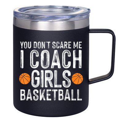 Funny Basketball Coaching Men Women Team Trainer Instructor 12oz Stainless Steel Coffee Mug