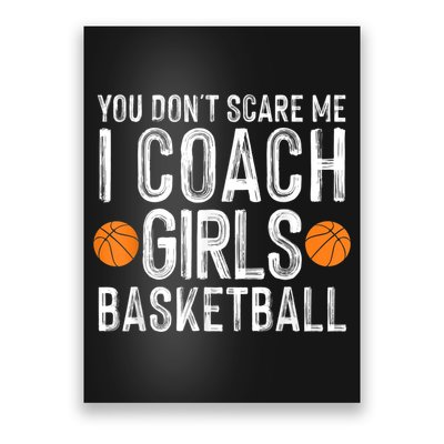 Funny Basketball Coaching Men Women Team Trainer Instructor Poster