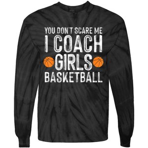 Funny Basketball Coaching Men Women Team Trainer Instructor Tie-Dye Long Sleeve Shirt