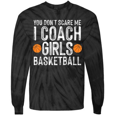 Funny Basketball Coaching Men Women Team Trainer Instructor Tie-Dye Long Sleeve Shirt