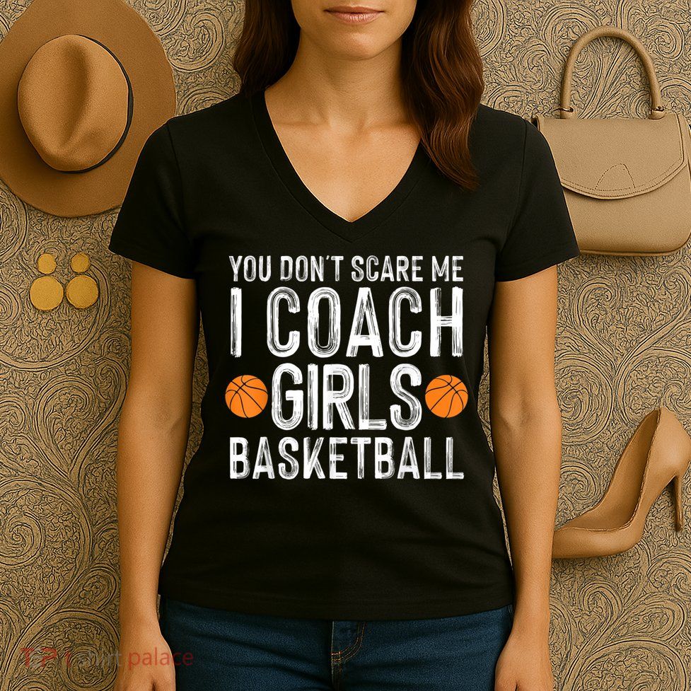 Funny Basketball Coaching Men Women Team Trainer Instructor Women's V-Neck T-Shirt