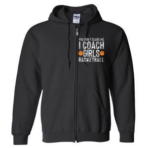 Funny Basketball Coaching Men Women Team Trainer Instructor Full Zip Hoodie