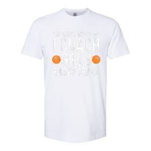 Funny Basketball Coaching Men Women Team Trainer Instructor Softstyle CVC T-Shirt