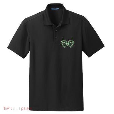 Funny Boobs Christmas Xmas Lights Gag Bra Dry Zone Grid Polo