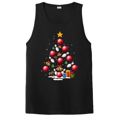 Funny Bowling Christmas Tree Lights Xmas Funny Gift Gift PosiCharge Competitor Tank