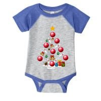 Funny Bowling Christmas Tree Lights Xmas Funny Gift Gift Infant Baby Jersey Bodysuit