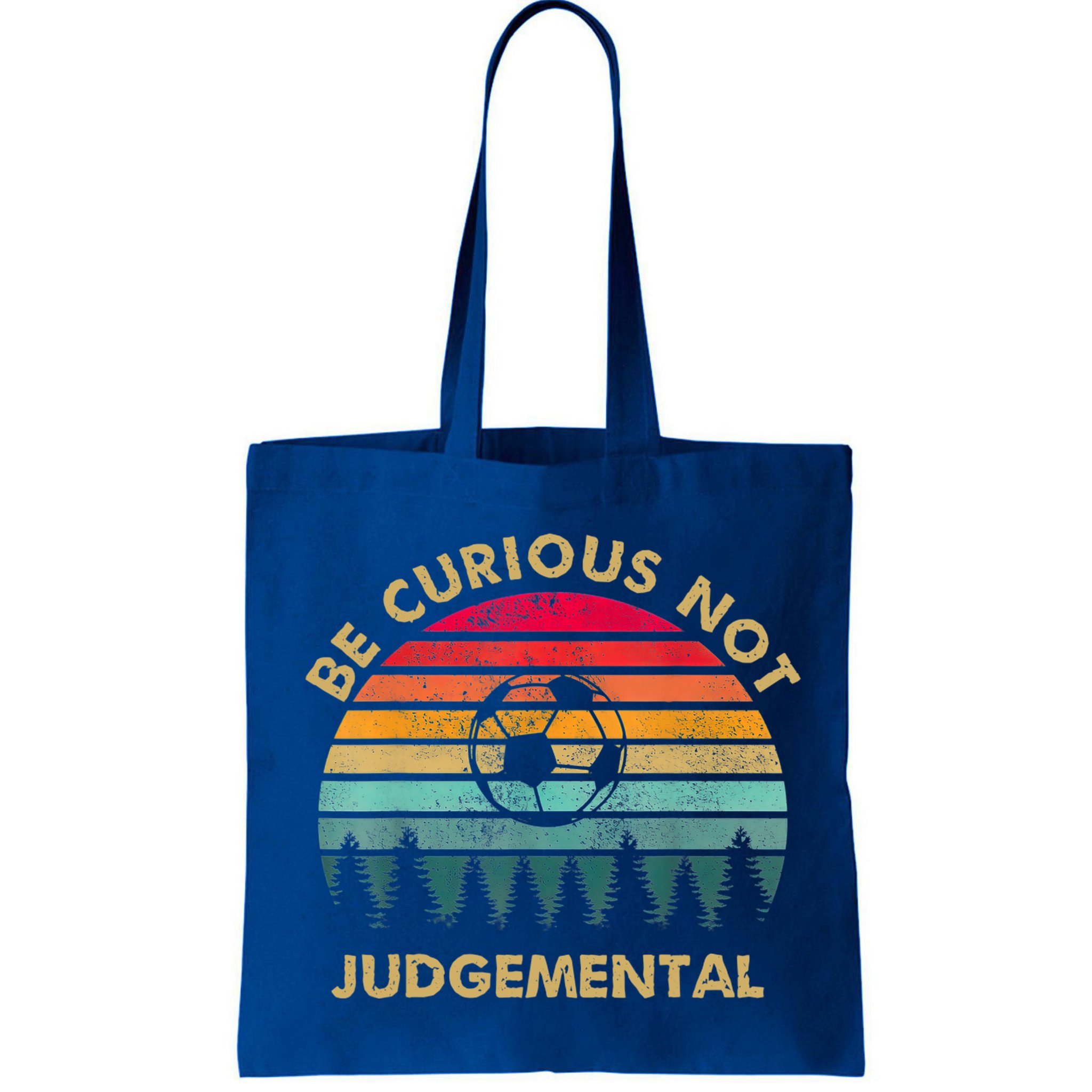 Funny Be Curious Not Judgemental Inspirational Vintage Gift Bag