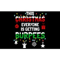 Funny Burpee Christmas Workout Fitness Sarcastic Bumper Sticker