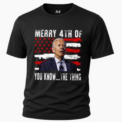 Funny Biden Confused Merry Happy 4th Of You Know...The Thing Performance Shirt