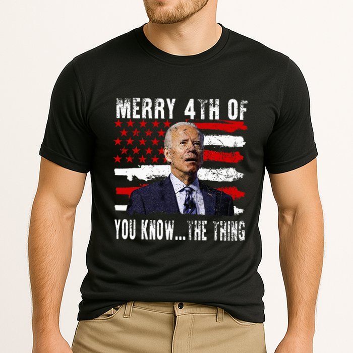 Funny Biden Confused Merry Happy 4th Of You Know...The Thing Performance Shirt