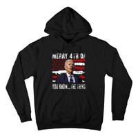 Funny Biden Confused Merry Happy 4th Of You Know...The Thing Hoodie