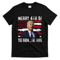 Funny Biden Confused Merry Happy 4th Of You Know...The Thing T-Shirt