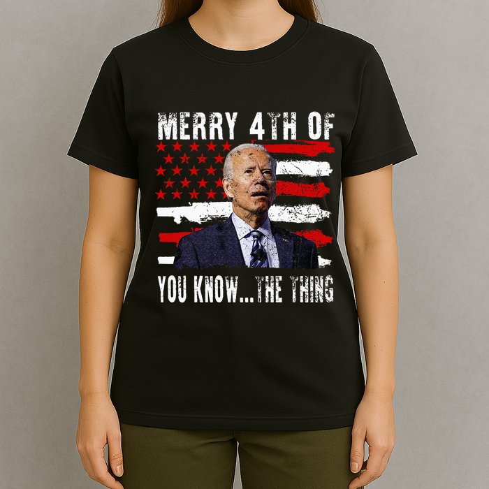 Funny Biden Confused Merry Happy 4th Of You Know...The Thing T-Shirt