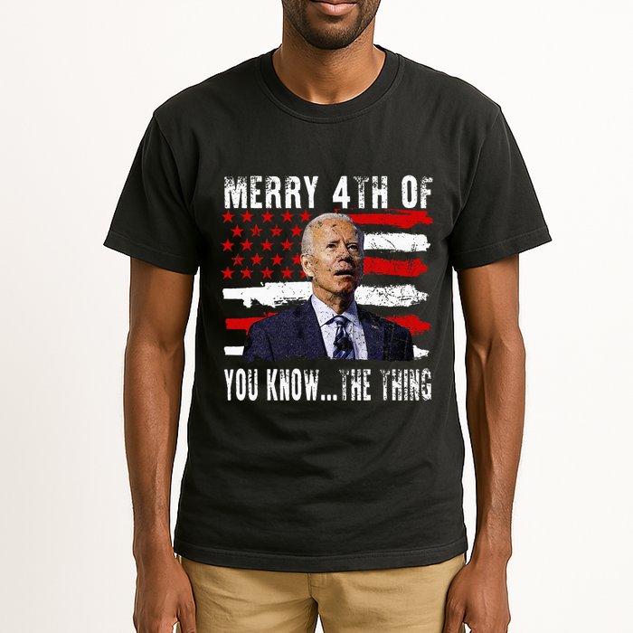 Funny Biden Confused Merry Happy 4th Of You Know...The Thing Tall T-Shirt