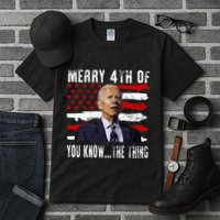 Funny Biden Confused Merry Happy 4th Of You Know...The Thing Tall T-Shirt