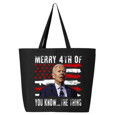 Funny Biden Confused Merry Happy 4th Of You Know...The Thing 25L Jumbo Tote