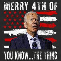 Funny Biden Confused Merry Happy 4th Of You Know...The Thing 25L Jumbo Tote