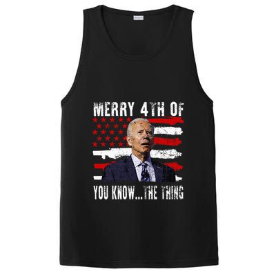 Funny Biden Confused Merry Happy 4th Of You Know...The Thing PosiCharge Competitor Tank