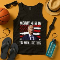 Funny Biden Confused Merry Happy 4th Of You Know...The Thing Tank Top